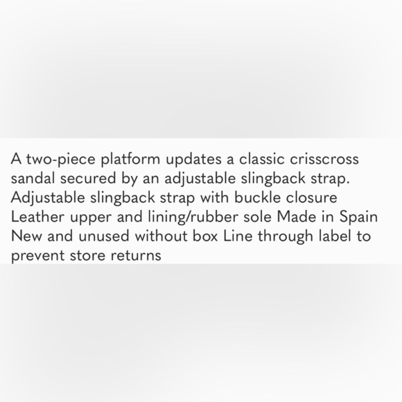 Free People x Paloma Barcelo Jacui Sandals Size 39 EU or 8 US NWT - Picture 4 of 16